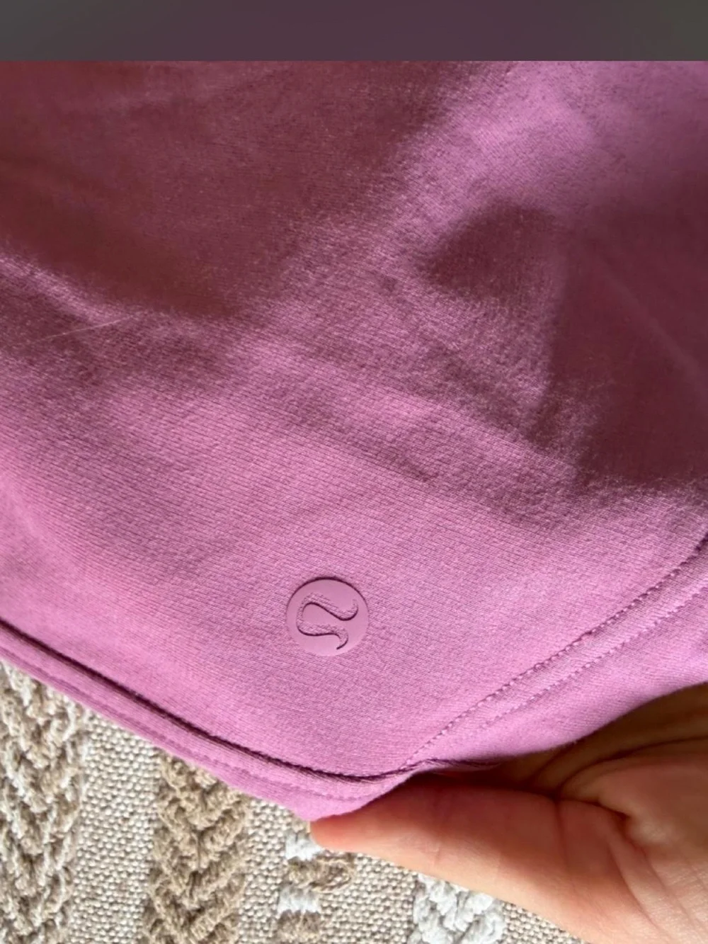 lululemon athletica Mauve Pink Drawstring Athletic Shorts